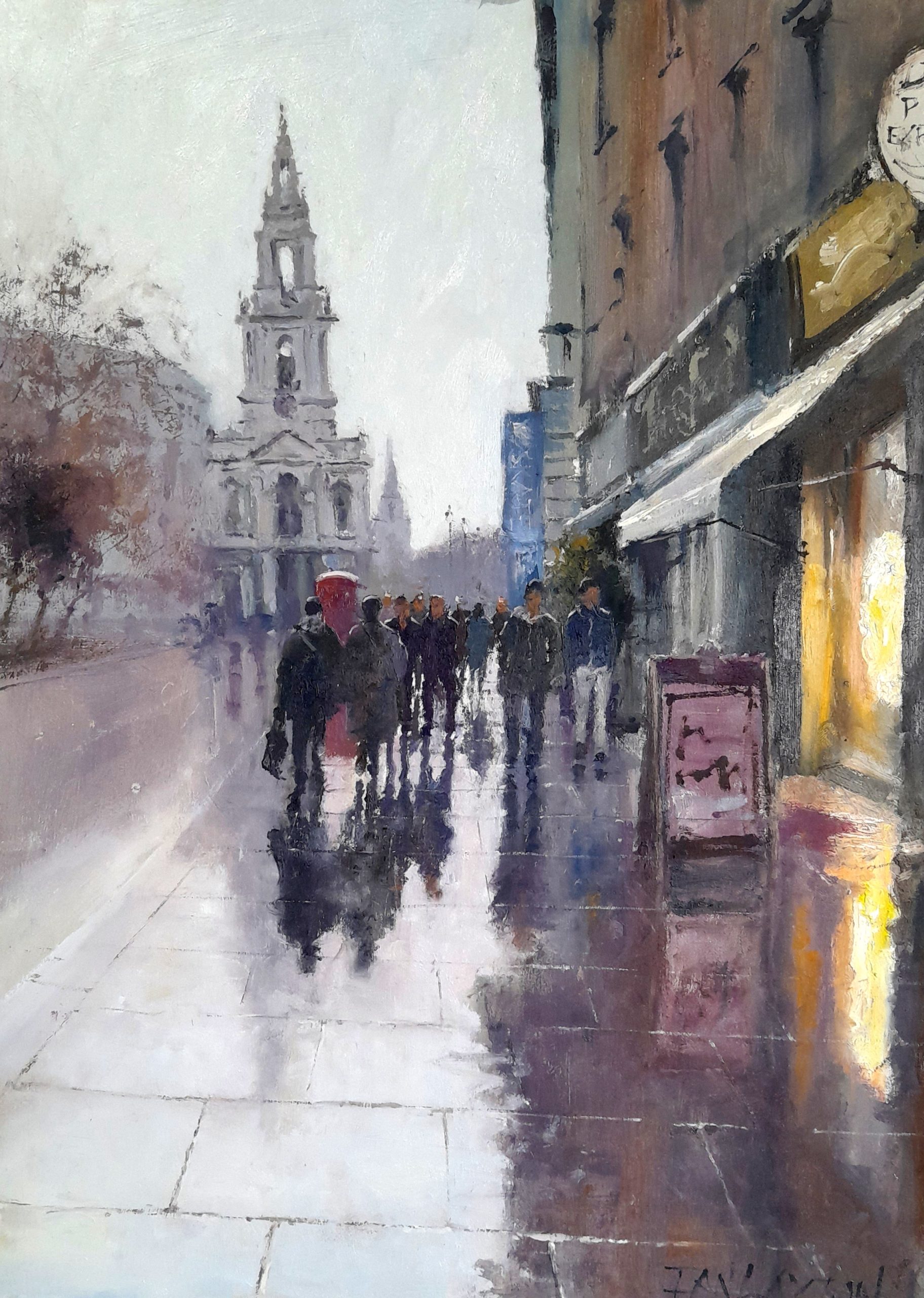 After the rain London 16 x 12 £1095